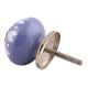 Slate Blue Heart Ceramic Knobs
